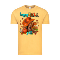 Vintage Mustard happy fall y'all  cowgirl Vintage Tee - AdoDesignShop