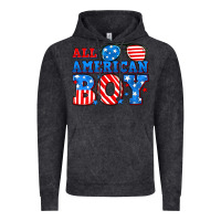 Vintage Black All American boy Vintage Hoodie - Neo Western