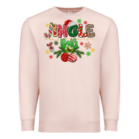Pale Pink jingle balls Premium Sweatshirt - MaliasSmallBusiness