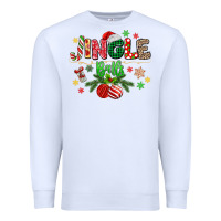 White jingle balls Premium Sweatshirt - MaliasSmallBusiness