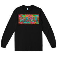 Black mama tie dye license plate template Long Sleeve Tee - Artiststas