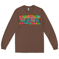 Chestnut mama tie dye license plate template Long Sleeve Tee - Artiststas