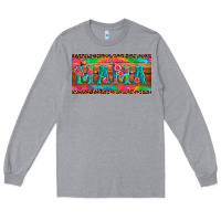 Heather Grey mama tie dye license plate template Long Sleeve Tee - Artiststas