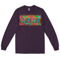 Plum mama tie dye license plate template Long Sleeve Tee - Artiststas