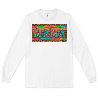 White mama tie dye license plate template Long Sleeve Tee - Artiststas