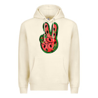 Sandshell watermelon peace sign Premium Hoodie - Jasminsmagicworld