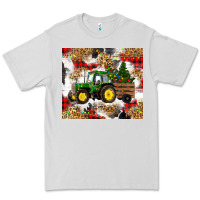 Dove Grey christmas farm tractor Premium Tee - RanaPortraitStore