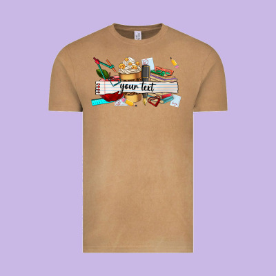 Costomized Teachers Name Vintage Tee Designed By Adodesignshop