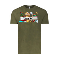 Vintage Olive costomized teachers name Vintage Tee - AdoDesignShop