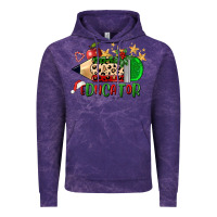 Cloud Purple christmas educator pencil Vintage Hoodie - FaDigitalArtStudio
