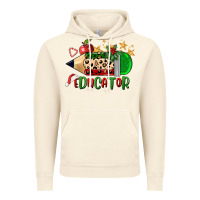 Vintage Artic christmas educator pencil Vintage Hoodie - FaDigitalArtStudio