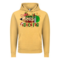 Vintage Mustard christmas educator pencil Vintage Hoodie - FaDigitalArtStudio