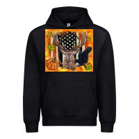 Black crow and deer hunting fall camouflage Urban Hoodie - TumblerDesignByShophia