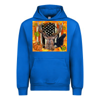 Cobalt crow and deer hunting fall camouflage Urban Hoodie - TumblerDesignByShophia