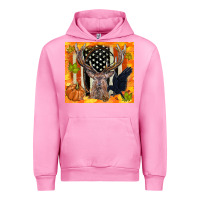 Fuchsia Pink crow and deer hunting fall camouflage Urban Hoodie - TumblerDesignByShophia