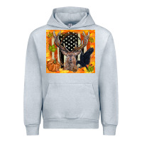 Heather Grey crow and deer hunting fall camouflage Urban Hoodie - TumblerDesignByShophia