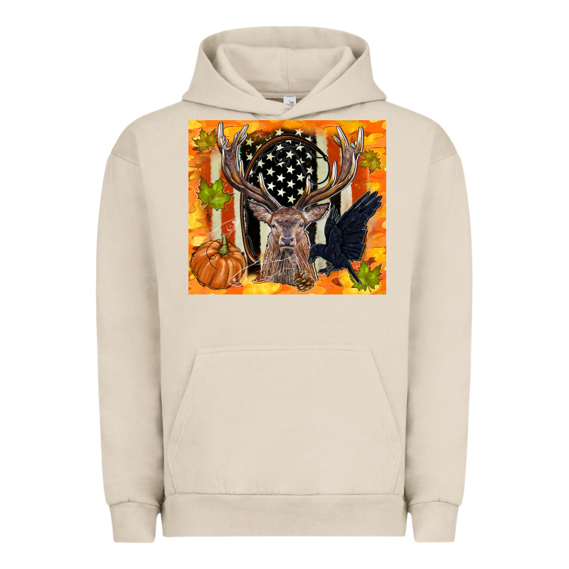 Crow And Deer Hunting Fall Camouflage Urban Hoodie by TumblerDesignByShophia | Teevron