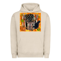 Pigment French Oak crow and deer hunting fall camouflage Urban Hoodie - TumblerDesignByShophia
