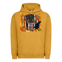 Pigment Peanut Butter crow and deer hunting fall camouflage Urban Hoodie - TumblerDesignByShophia