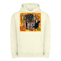 Pigment Pistachio crow and deer hunting fall camouflage Urban Hoodie - TumblerDesignByShophia