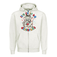 Oatmeal Heather it's ok to be different Zipper Hoodie - MaliasSmallBusiness