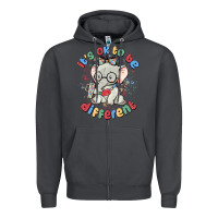 Smoke it's ok to be different Zipper Hoodie - MaliasSmallBusiness