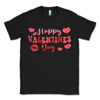 Black happy valentine's day Classic Tee - LillyAllenDesigns