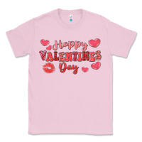 Bubblegum Pink happy valentine's day Classic Tee - LillyAllenDesigns
