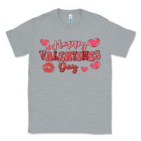 Heather Grey happy valentine's day Classic Tee - LillyAllenDesigns