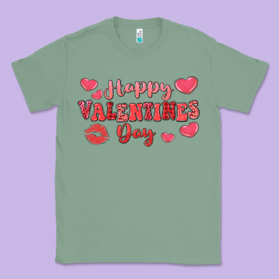 Happy Valentine's Day Classic Tee Designed By Lillyallendesigns