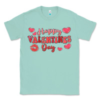 Seafoam happy valentine's day Classic Tee - LillyAllenDesigns