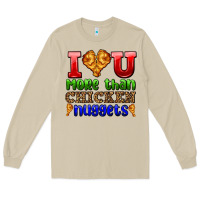 Mushroom i love you more than chicken nuggets Long Sleeve Tee - AdoDesignShop
