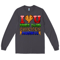 Smoke i love you more than chicken nuggets Long Sleeve Tee - AdoDesignShop