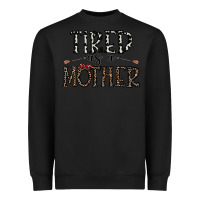 Black tired as a mother Heavyweight Sweatshirt - CowhideDigitalArt