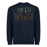 Navy tired as a mother Heavyweight Sweatshirt - CowhideDigitalArt