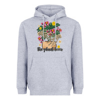 Heather Grey the plant lover Heavyweight Hoodie - MaliasSmallBusiness