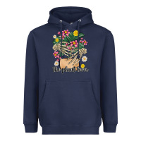 Navy the plant lover Heavyweight Hoodie - MaliasSmallBusiness