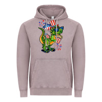 Vintage Zinc 4th of July T-Rex Vintage Hoodie - CowGirlArtShop