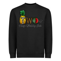 Black two fruity birthday cutie Heavyweight Sweatshirt - CowhideDigitalArt