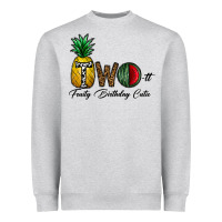 Heather Grey two fruity birthday cutie Heavyweight Sweatshirt - CowhideDigitalArt
