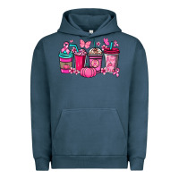 Pigment Midnight Navy Cancer coffee cups Cancer Awareness Urban Hoodie - HowdyJamesFarm