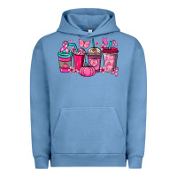 Pigment Pebble Blue Cancer coffee cups Cancer Awareness Urban Hoodie - HowdyJamesFarm