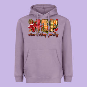 Funny Thanksgiving Wine Turkey Family Heavyweight Hoodie Designed By Maliassmallbusiness
