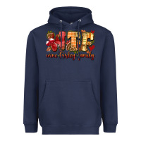 Navy funny thanksgiving wine turkey family Heavyweight Hoodie - MaliasSmallBusiness