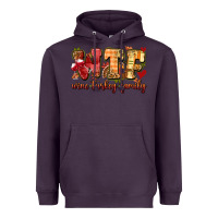 Plum funny thanksgiving wine turkey family Heavyweight Hoodie - MaliasSmallBusiness