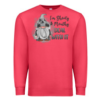 Cardinal im shorty mouthy deal with it gnome Premium Sweatshirt - MaliasSmallBusiness