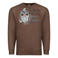 Chestnut im shorty mouthy deal with it gnome Premium Sweatshirt - MaliasSmallBusiness