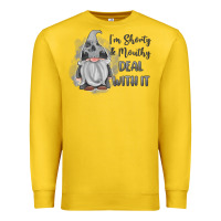 Lemon im shorty mouthy deal with it gnome Premium Sweatshirt - MaliasSmallBusiness