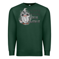 Sports Green im shorty mouthy deal with it gnome Premium Sweatshirt - MaliasSmallBusiness