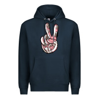 Navy baseball peace sign Premium Hoodie - Jasminsmagicworld
